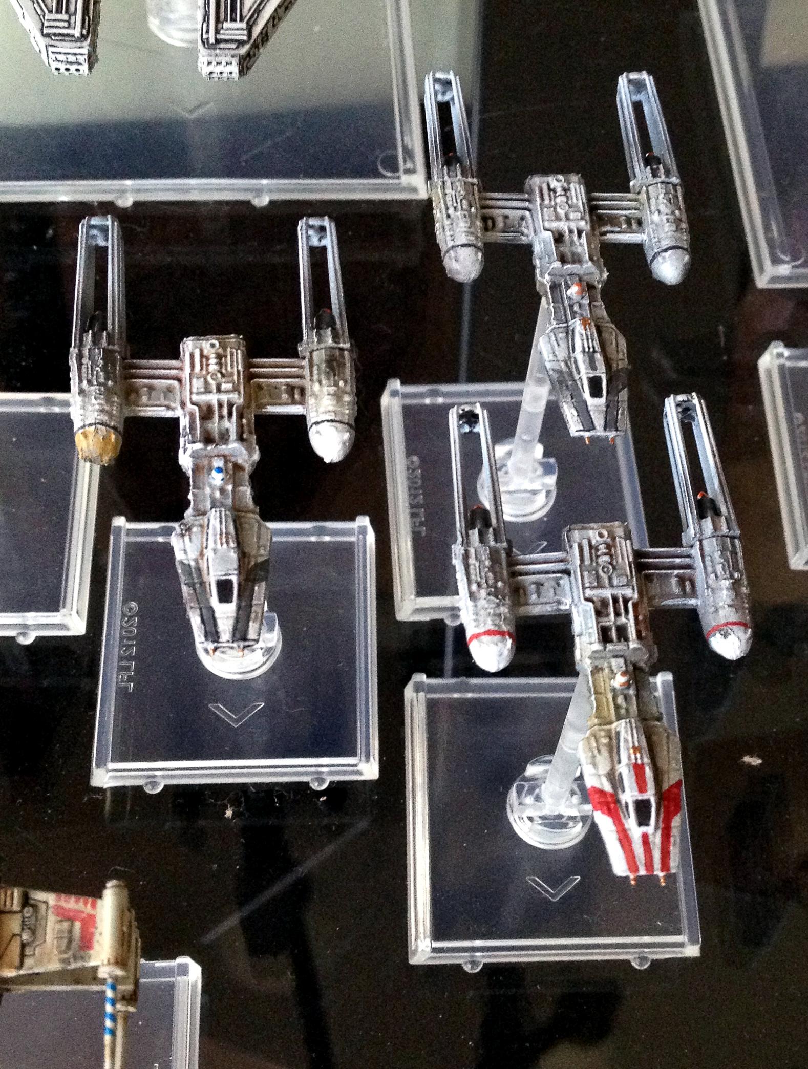 Custom, Fantasy Flight, Miniatures Game, XWing Grey Squadron Ywing